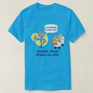 Trump the Wolf & Sheep as the People T-shirt