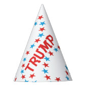 TRUMP Theme Paper Party Pet Feesthoedjes (Voorkant)