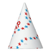 TRUMP Theme Paper Party Pet Feesthoedjes (Rechts)