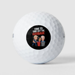Trump Tijd om de Afval buiten te zetten Golfballen