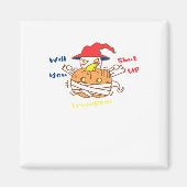 Trump tijdens Halloween-verkiezingsdebat en Joe Bi Magneet (Voorkant)