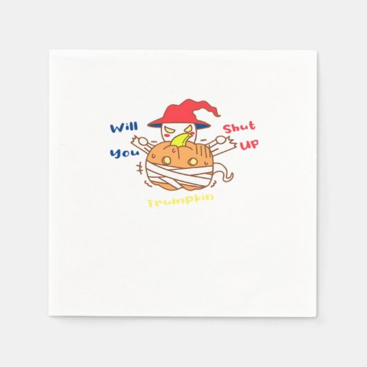 Trump tijdens Halloween-verkiezingsdebat en Joe Bi Servet (Voorkant)