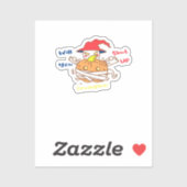 Trump tijdens Halloween-verkiezingsdebat en Joe Bi Sticker (Vel)