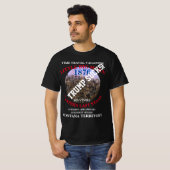 Trump TIME TRAVEL VACATIES CUSTER'S LAATSTE STAND T-shirt (Voorkant volledig)