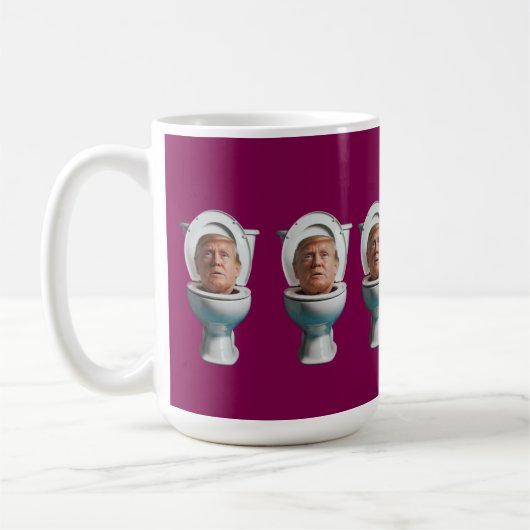 Trump Toilet Mug Koffiemok (Links)