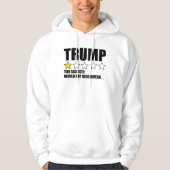 Trump - Too Fascisty Would Not Recommend Hoodie (Voorkant)
