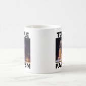 TRUMP "TOPPLE FASCISM" COFFE MUG KOFFIEMOK (Center)