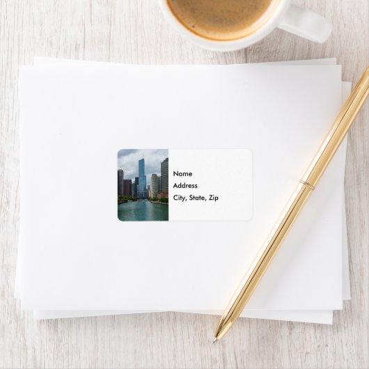 Trump Tower Chicago Adres Label (Insitu)