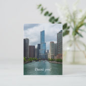 Trump Tower Chicago River Bedankt Postkaart (Staand voorkant)