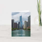 Trump Tower Chicago River Dank u kaart (Voorkant)