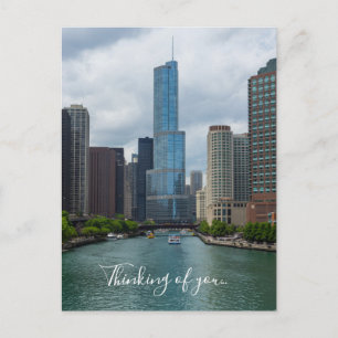 Trump Tower Chicago River Denking You Briefkaart