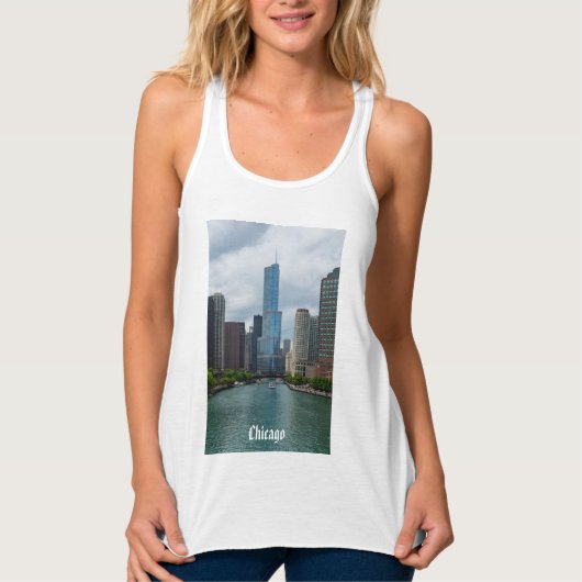 Trump Tower Chicago River Tanktop (Voorkant)