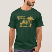 Trump Tower (Gold on Dark) T-shirt (Voorkant)