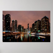 Trump Tower op de Chicago River Poster (Voorkant)