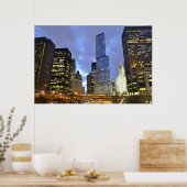 Trump Tower op de rivier Poster (Keuken)