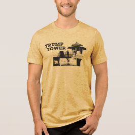 Trump Tower (Zwart op Licht) T-shirt