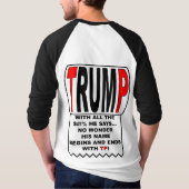 Trump TP! T-shirt (Achterkant)