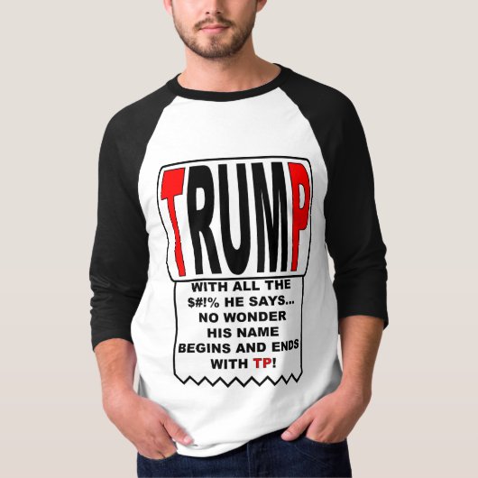 Trump TP! T-shirt (Voorkant)