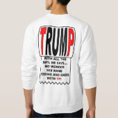 Trump TP! Trui (Achterkant)