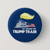 Trump Train 2020 Ronde Button 5,7 Cm (Voorkant)