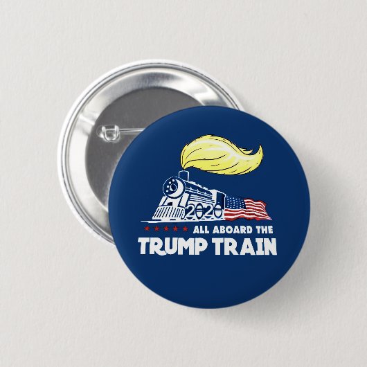 Trump Train 2020 Ronde Button 5,7 Cm (Voorkant /achterkant)