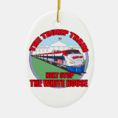 Trump Train Keramisch Ornament (Voorkant)