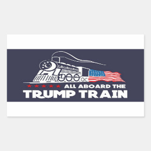 Trump Train Rechthoekige Sticker