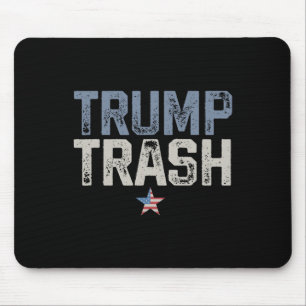 Trump Trash 2024 Garge voor Trump Proud Mega Garge Muismat