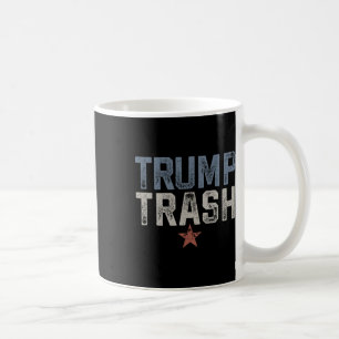 Trump Trash 2024 Grunge  Garbyge voor Trump Koffiemok