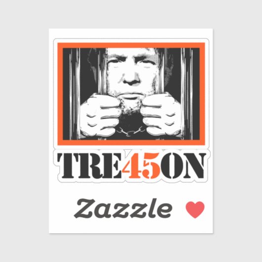 Trump Tre45on Sticker (Vel)