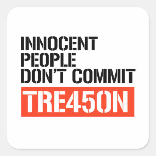 Trump TRE45ON Vierkante Sticker