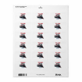 Trump Trein 2024 Etiket (Full Sheet)