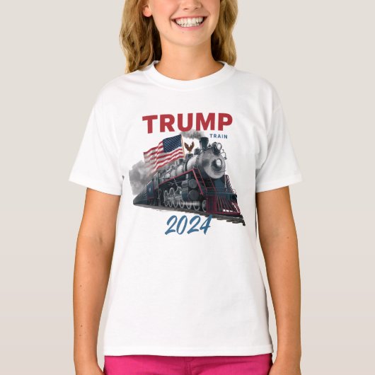 Trump trein 2024 t-shirt (Voorkant)