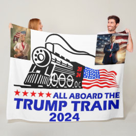 TRUMP TREIN 2 FLEECE DEKEN