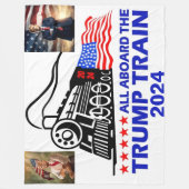 TRUMP TREIN 2 FLEECE DEKEN (Voorkant)