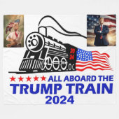 TRUMP TREIN 2 FLEECE DEKEN (Voorkant (Horizontaal))