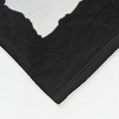 Trump-trein komt naar stad met grappige kerstman fleece deken (Hoek)