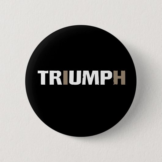 Trump Triomf 47e Amerikaanse President Ronde Button 5,7 Cm (Voorkant)