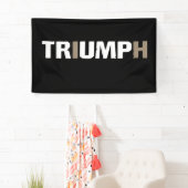 Trump Triomf 47e Amerikaanse President Spandoek (Insitu)