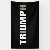 Trump Triomf 47e Amerikaanse President Spandoek (Verticaal)