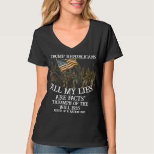 Trump Triumf van de Wil 1935 Geboorte Natie 1915 T-shirt