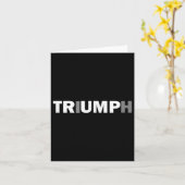 Trump Triumph Patriottisch Shirt Kaart (Gele Bloem)