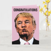 TRUMP TROUWKAART KAART (Gele Bloem)