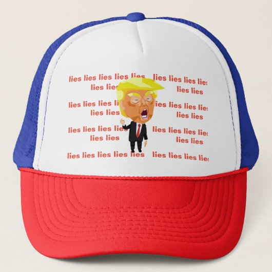 Trump Trucker Hat Pet (Voorkant)