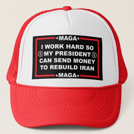 Trump Trucker Hoed Pet (Voorkant)