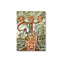 Trump True Form Abstracte Waterverf