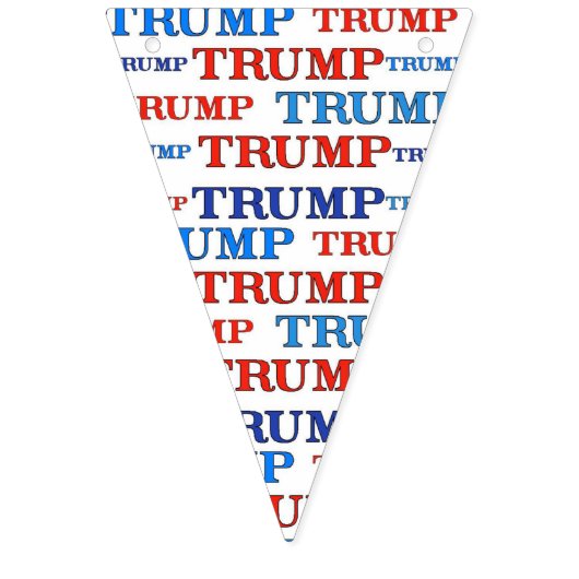 TRUMP TRUMP PARTY BANNER (Eerste vlag)