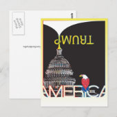 TRUMP Trumpet & Capitol Briefkaart (Voorkant / Achterkant)