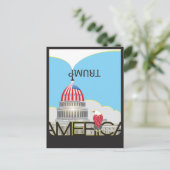 TRUMP Trumpet & Capitol Briefkaart (Staand voorkant)