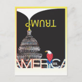 TRUMP Trumpet & Capitol Briefkaart (Voorkant)